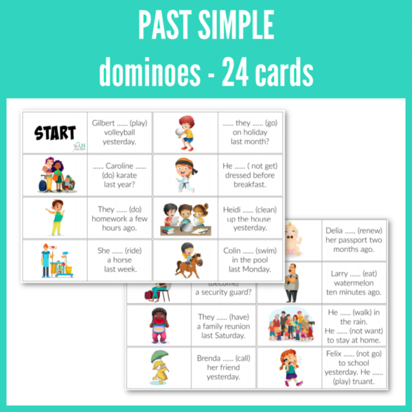 Past Simple - dominoes (pdf)