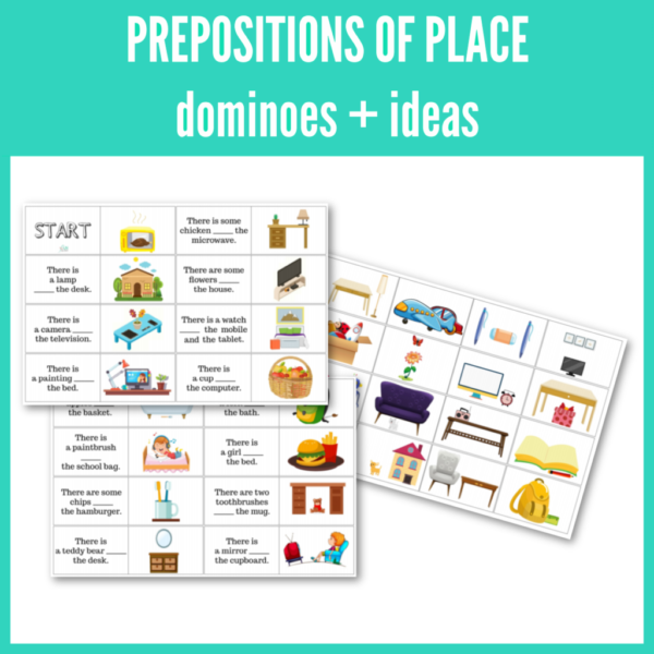 Prepositions of place - przyimki miejsca - pdf