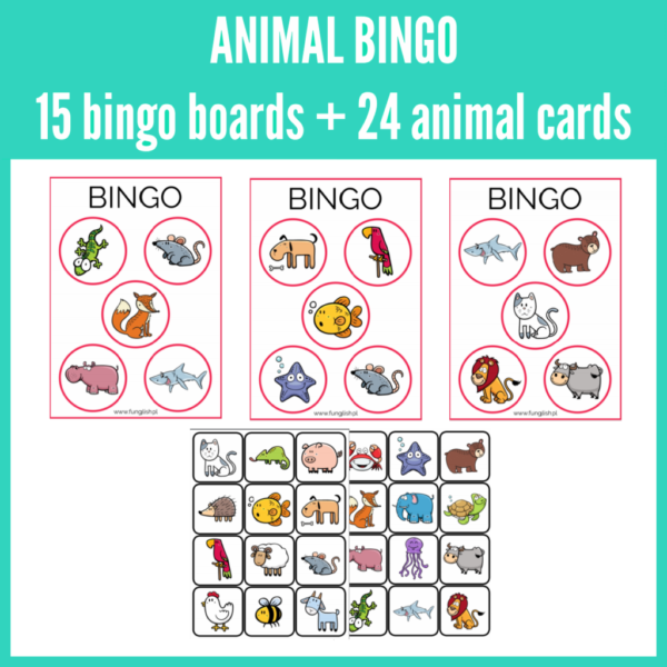 Animals Bingo (pdf)