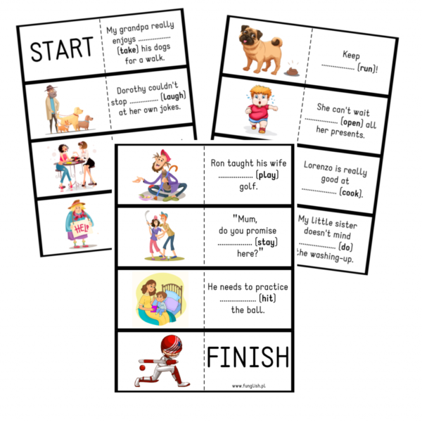 Verb Patterns Dominoes (pdf) - obrazek 2