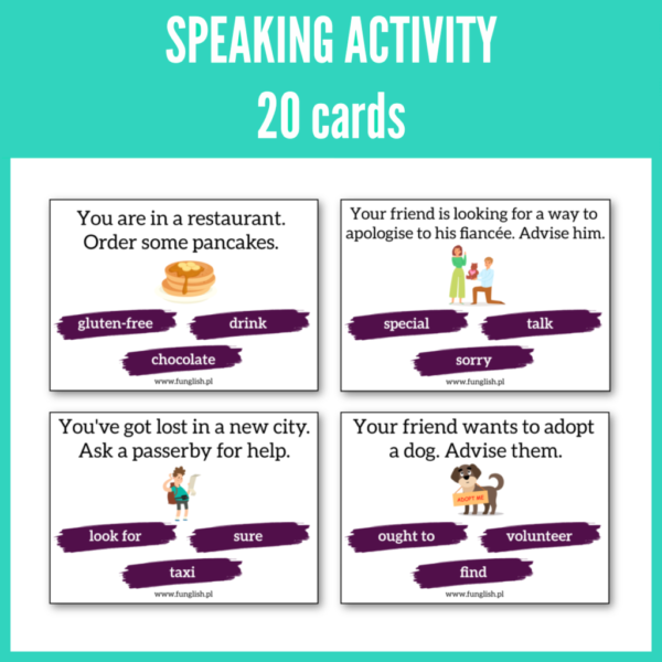 Speaking activity (pdf)