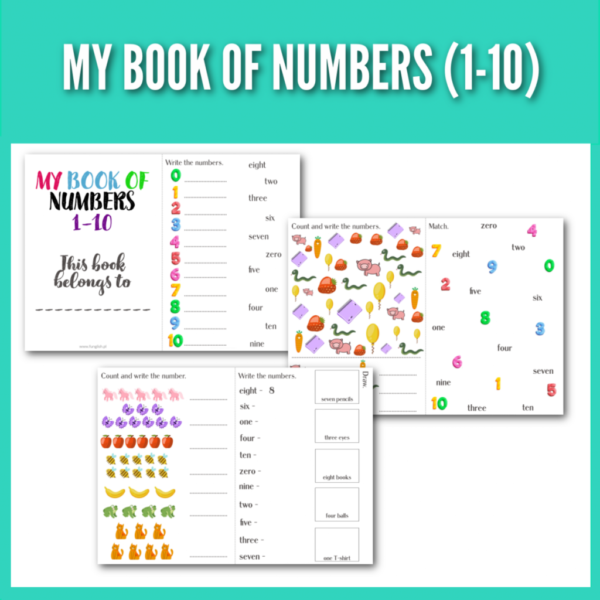 My Book of Numbers 1-10 (pdf)