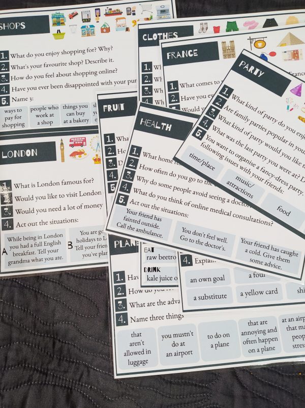 Speaking cards (A1+/A2/A2+) - obrazek 3