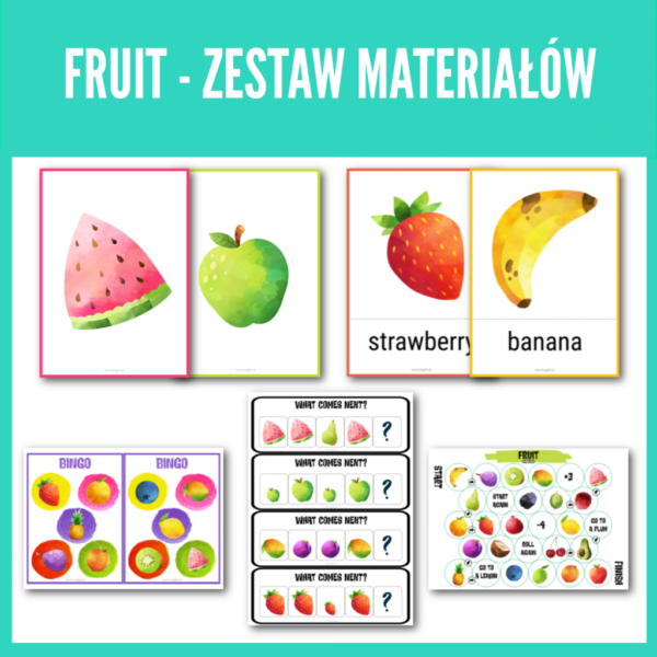 Fruit - zestaw materiałów (pdf)