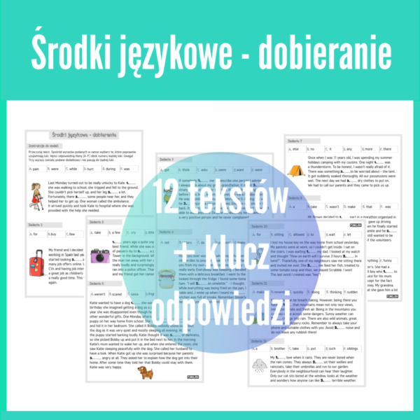 Środki językowe - dobieranie (pdf)