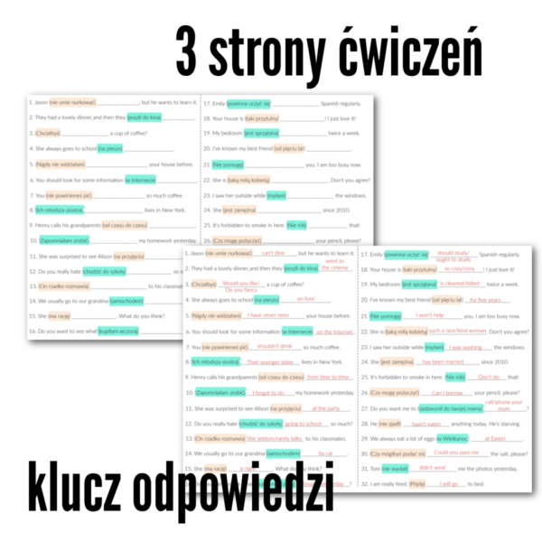 Tłumaczenia fragmentów - karty pracy (pdf) - obrazek 2