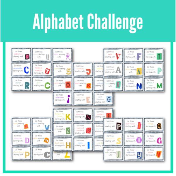 Alphabet Challenge - karty (pdf)