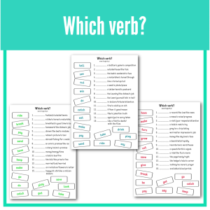Which Verb? (pdf)